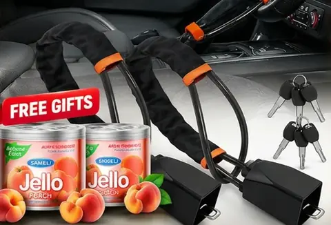 2 Steering Wheel Locks